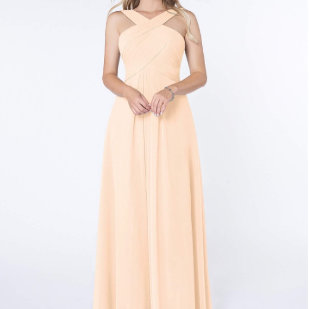 Azazie Kaleigh Pearl Pink Size A6 Unaltered